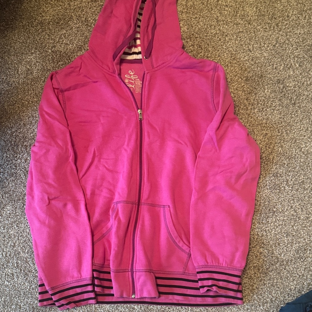 Made for Life Pink Hooded Sweatshirt